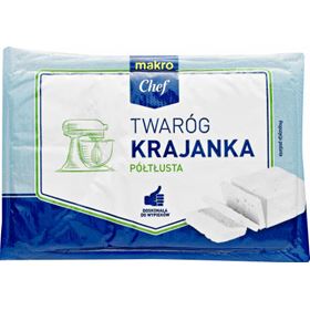 METRO CHEF HALBFETT-CUT-CUT-CURD-SCHEIBEN FOLIE 1 KG