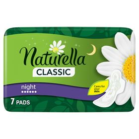 NATURELLA CLASSIC NIGHT CAMOMILE Damenbinden 7 STK