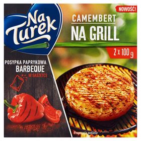 NATUREK CAMEMBERT FÜR GRILL MIT GRILLPAPRIKA SPRAY 100 G 2 STÜCK