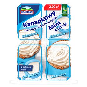 HOCHLAND SANDWICH MINI FRISCHKÄSE 120 G (4 X 30 G) 8 STÜCK
