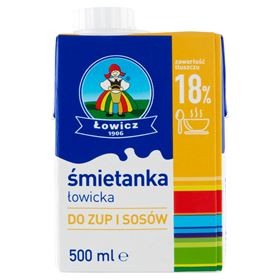 ŁOWICZ ŁOWICE CREME UHT 18 % 500 ML