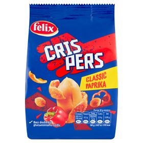 FELIX CRISPERS ERDNÜSSE FRITTIERT IN DER SCHALE MIT PAPRIKAGESCHMACK 140 G 12 STÜCK