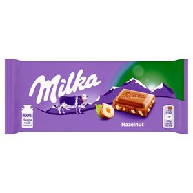 MILKA MILCHSCHOKOLADE MIT NUSSSTÜCKEN 100 G 5 STK