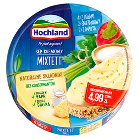 HOCHLAND FRISCHKÄSE IN DREIECKEN MIXTETT 180 G