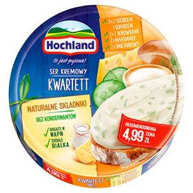 HOCHLAND FRISCHKÄSE IN VIERECKEN 180 G 10 STÜCK