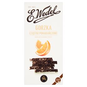 E.WEDEL BITTERSCHOKOLADE ORANGE PARTIKEL 100G