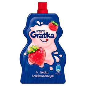 GRATKA-MILCH-DESSERT MIT ERDBEERGESCHMACK 65 G