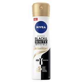 NIVEA BLACK&WHITE INVISIBLE SEIDIG GLATTER ANTITranspirator 150 ml