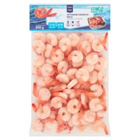MAKRO CHEF GEKOCHTE, WEISSE, GESCHÄLTE FALKEN MIT SCHWANZ, gefroren, 31–40 Stück/Pfund 800 g