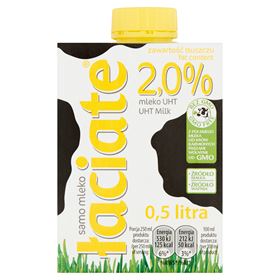 ŁACIATE UHT-MILCH 2,0% 500 ML 8 STK