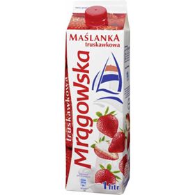 MLEKPOL MRAGOWSKA ERDBEER-BUTTERLAKE 1 L 6 STK