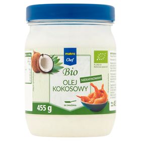 MAKRO CHEF BIO UNRAFFINIERTES KOKOSNUSSÖL 455 G