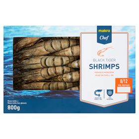 MACRO CHEF Ganze Garnelen 8/12 800 G