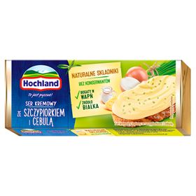 HOCHLAND FRISCHKÄSE MIT SCHNITTLAUCH UND ZWIEBEL 90 G 6 STK