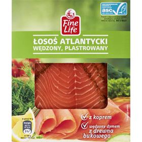 FINE LIFE ATLANTISCHER RÄUCHERLACHS MIT FÜLLUNG IN SCHEIBEN 100 G