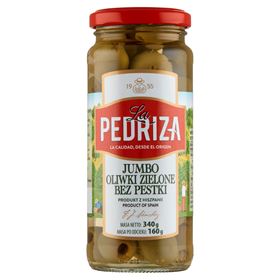 LA PEDRIZA JUMBO GRÜNE OLIVEN OHNE KERN 340 G 12 STÜCK