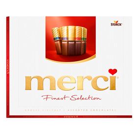 MERCI FINEST SELECTION KOLLEKTION SCHOKOLADEN 250 G 30 STÜCK