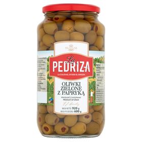 LA PEDRIZA GRÜNE OLIVEN MIT PAPRIKA 935 G 6 STÜCK