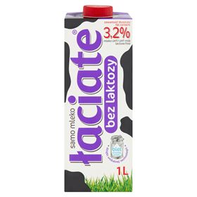 ŁACIATE UHT-MILCH OHNE LAKTOSE 3,2 % 1 L 12 STK