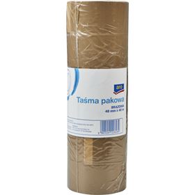 ARO BRAUN VERPACKUNGSBAND, 40M X 48MM, 6 STÜCK