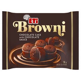 ETI BROWNI CUFFES MIT SCHOKOLADE UND SCHOKOLADENFÜLLUNG 180 G 12 ST