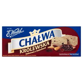 E.WEDEL ROYAL HALVA KAKAO MIT KÖSTLICHKEITEN 250 G 18 STÜCK