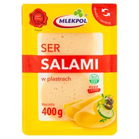 MLEKPOL SALAMIKÄSE IN SCHEIBEN 400 G