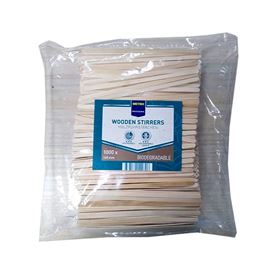 MAKRO PROFESSIONELLE HOLZAUFKLEBER 14 CM 100 STÜCK
