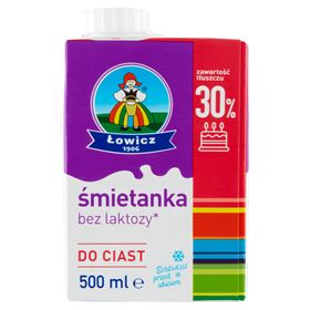 ŁOWICZ UHT-CREME 30 % LAKTOSEFREI 500 ML