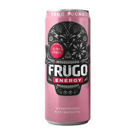 FRUGO WILD PUCH PINK ENERGY CARBON ENERGY DRINK 330 ML 24 STÜCK