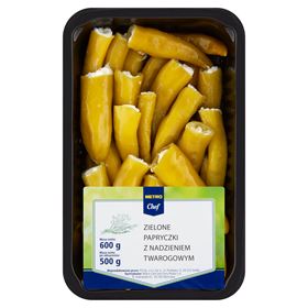 METRO CHEF GRÜNE PAPRIKA GEFÜLLT MIT KÄSE 500 G