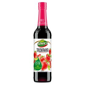 ŁOWICZ NAHRUNGSERGÄNZUNGSMITTEL IN SIRUP MIT ERDBEERGESCHMACK 400 ML 6 STÜCK