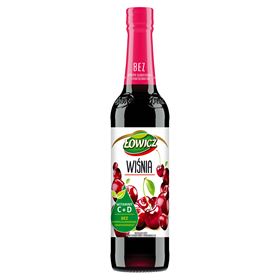 ŁOWICZ NAHRUNGSERGÄNZUNGSMITTEL IN SIRUP MIT KIRSCHGESCHMACK 400 ML 6 STÜCK