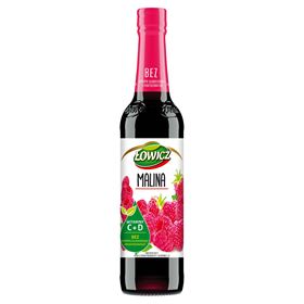 ŁOWICZ NAHRUNGSERGÄNZUNGSMITTEL IN SIRUP MIT HIMBEERGESCHMACK 400 ML 6 STÜCK