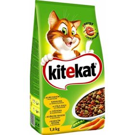 KITEKAT ALLEINFUTTER MIT HUHN UND GEMÜSE 1,8 KG 6 STÜCK