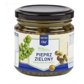 METRO CHEF GRÜNER PFEFFER IN ESSIG 180/100 G