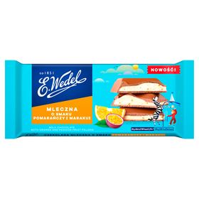 E.WEDEL MILCHSCHOKOLADE ORANGEN- UND PASSIONSGESCHMACK 100 G 20 STÜCK