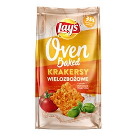 LAY'S OFENGEBACKENE CRACKER MIT TOMATENGESCHMACK MIT BASILIKUM 80 G