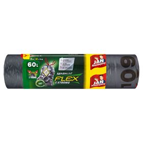 JAN NIEZBĘDZNY MAGNUM FLEX & STRONG TASCHEN MIT BAND 60 L 10 STÜCK 3 PACKUNGEN