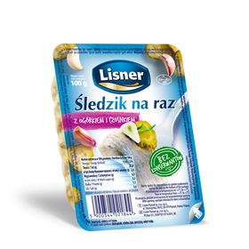 LISNER HERING MIT GURKE UND KNOBLAUCH 100 G