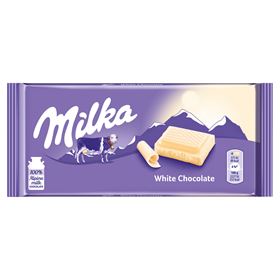 MILKA WEISSE SCHOKOLADE 100 G 25 ST