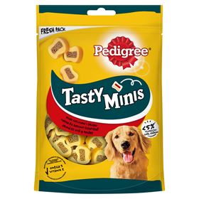 PEDIGREE TASTY BITES ERGÄNZUNGSFUTTER FÜR ERWACHSENE HUNDE MIT RIND 155 G 6 STÜCK