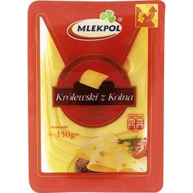 MLEKPOL KING KÄSE IN SCHEIBEN 150 G 12 STÜCK