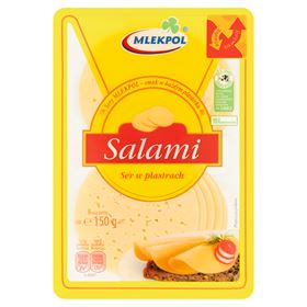 MLEKPOL SALAMIKÄSE IN SCHEIBEN 150 G