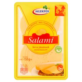 MLEKPOL SALAMIKÄSE IN SCHEIBEN 150 G 12 ST