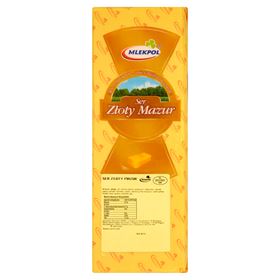 MLEKPOL Mrągowo GOLDENER MAZUR-KÄSEBLOCK