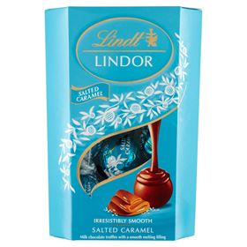 LINDT LINDOR GESALZTES KARAMELLKORNETT 200 G