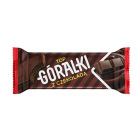 GÓRALKI MIT SCHOKOLADEN-DUNKELWAFFEL MIT FÜLLUNG IN KAKAO-Glasur 40 G 24 STÜCK