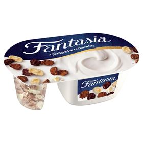 FANTASIA CREMEJOGURT MIT FLOCKEN IN SCHOKOLADE 102 G 12 STÜCK