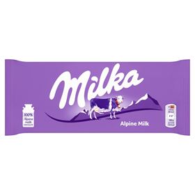 MILKA MILCHSCHOKOLADE AUS ALPENMILCH 100 G 24 STÜCK